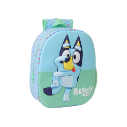 Mochila safta 3d bluey...