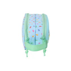 Bolso escolar portatodo safta doble 3d mochilas 3d bluey 80x210x60 mm