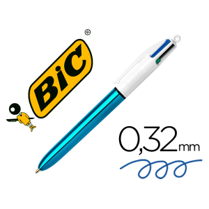 Boligrafo bic cuatro...