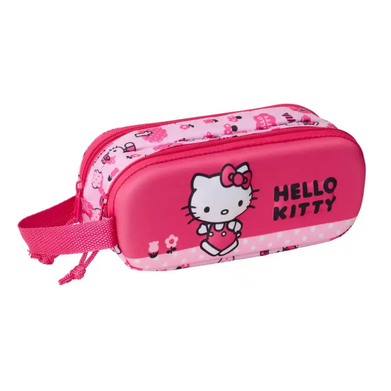 Bolso escolar portatodo safta doble 3d mochilas 3d hello kitty 80x210x60 mm