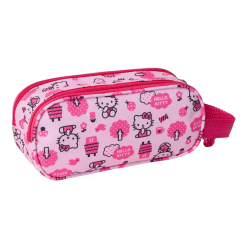 Bolso escolar portatodo safta doble 3d mochilas 3d hello kitty 80x210x60 mm