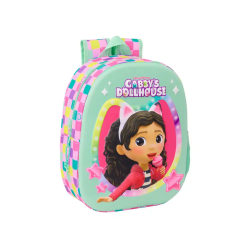 Mochila safta 3d gabby's...