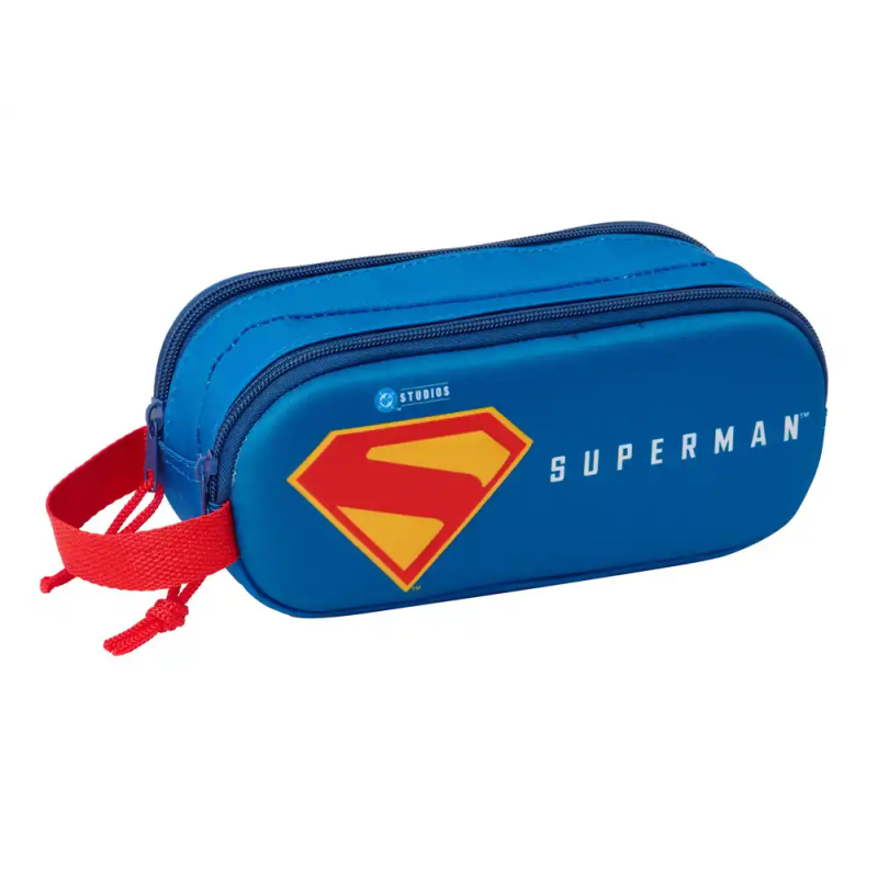 Bolso escolar portatodo safta doble 3d mochilas 3d superman 80x210x60 mm