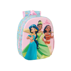 Mochila safta 3d princesas...