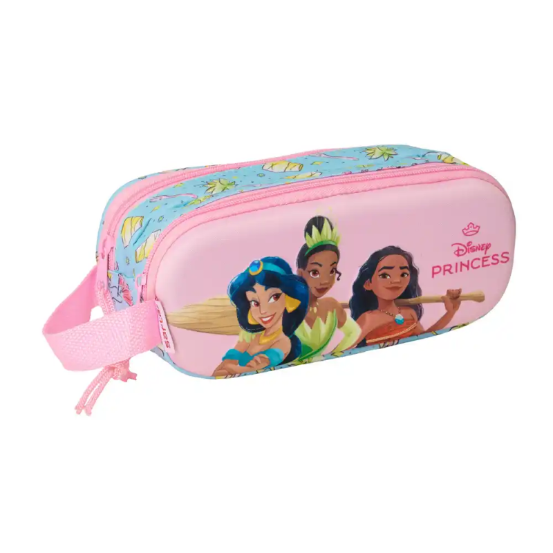 Bolso escolar portatodo safta doble 3d mochilas 3d princesas disney 80x210x60 mm