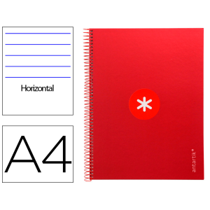 Cuaderno espiral a4 micro...