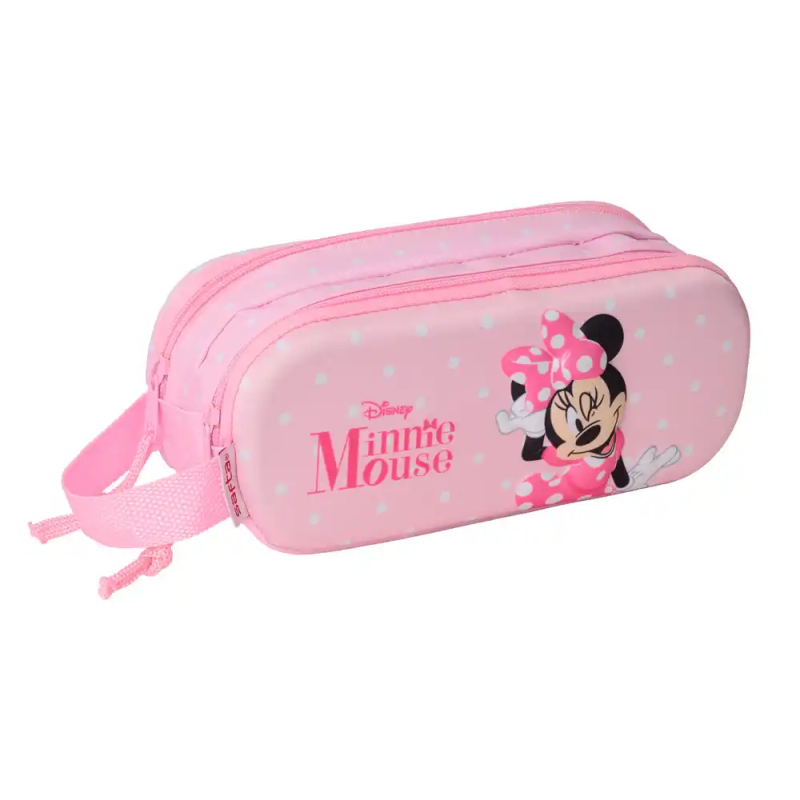 Bolso escolar portatodo safta doble 3d mochilas 3d minnie mouse 80x210x60 mm