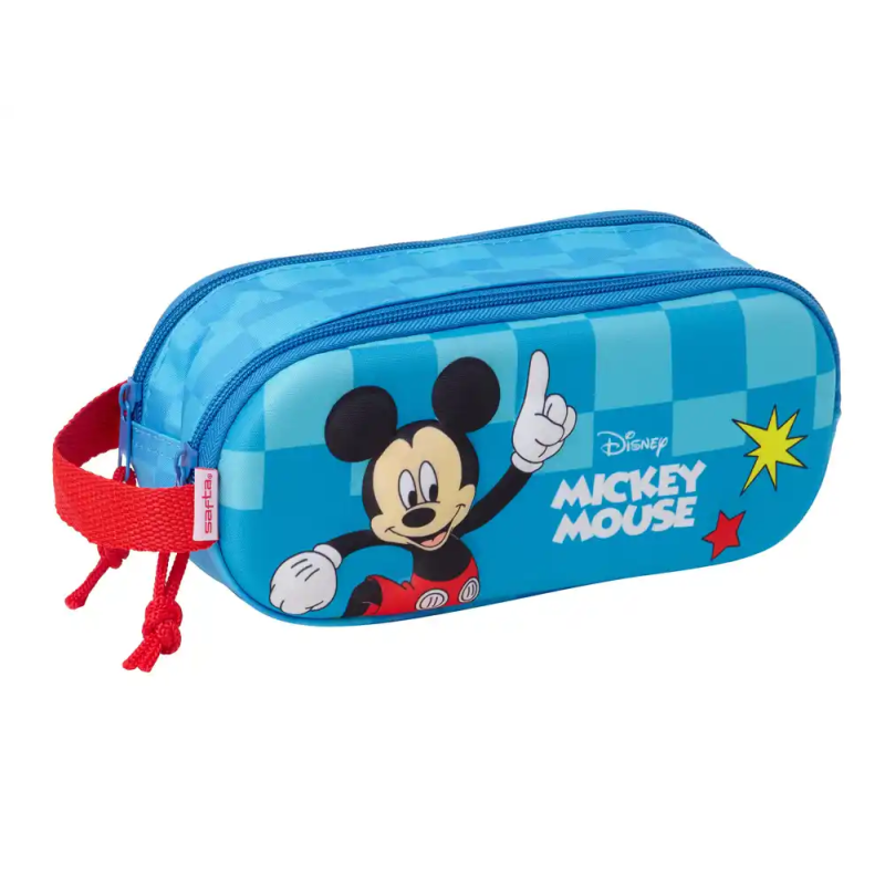 Bolso escolar portatodo safta doble 3d mochilas 3d mickey mouse 80x210x60 mm