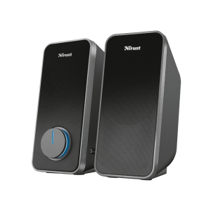Altavoces trust arys 2.0 potencia maxima 28w control de volumen y conexion auriculares usb color negro