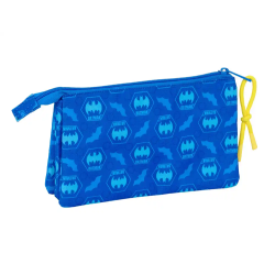 Bolso escolar portatodo safta triple batman preescolar 120x220x30 mm