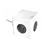 Regleta q-connect de cubo enchufe multiple power cube 6 en 1 cable de 1,4mt 3 tomas de corriente+2 usb+1 usb c