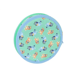 Plumier escolar safta redondo 18 piezas bluey sisters 35x210 mm