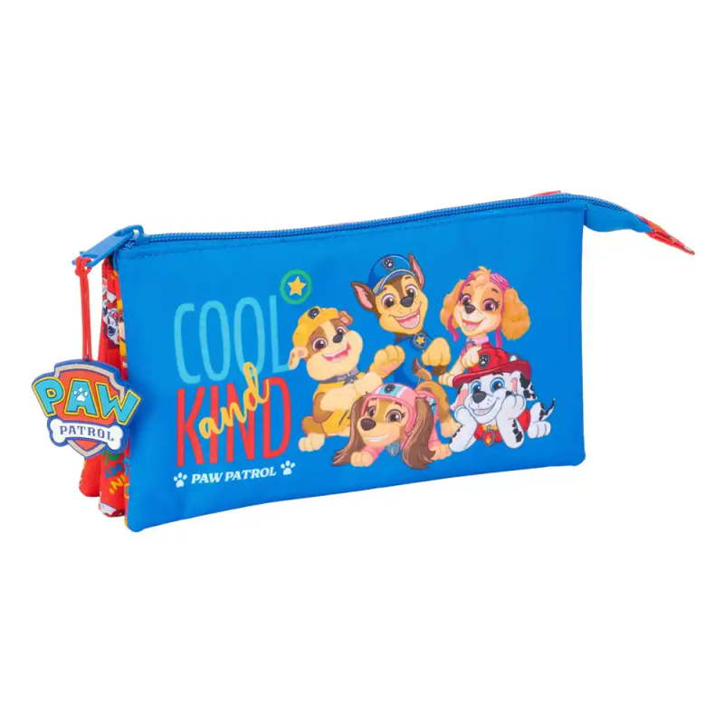 Bolso escolar portatodo safta triple paw patrol cool 120x200x30 mm