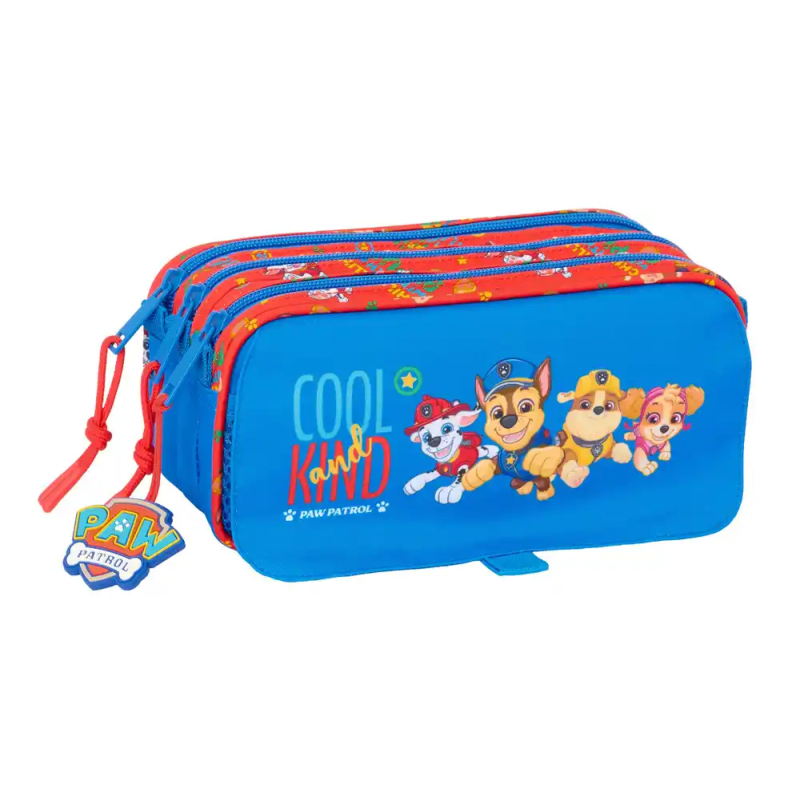 Bolso escolar portatodo safta triple big paw patrol cool 100x215x80 mm