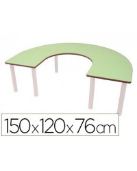 MESA EN U MOBEDUC T6 PATAS...