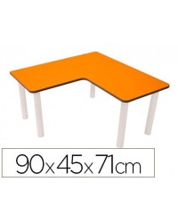 MESA EN L MOBEDUC T5 PATAS...