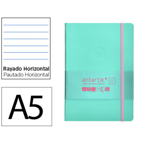 Cuaderno con gomilla...