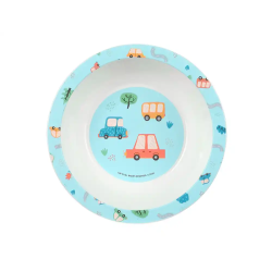 Set de platos cubiertos y vaso safta preescolar 260x260x90 mm