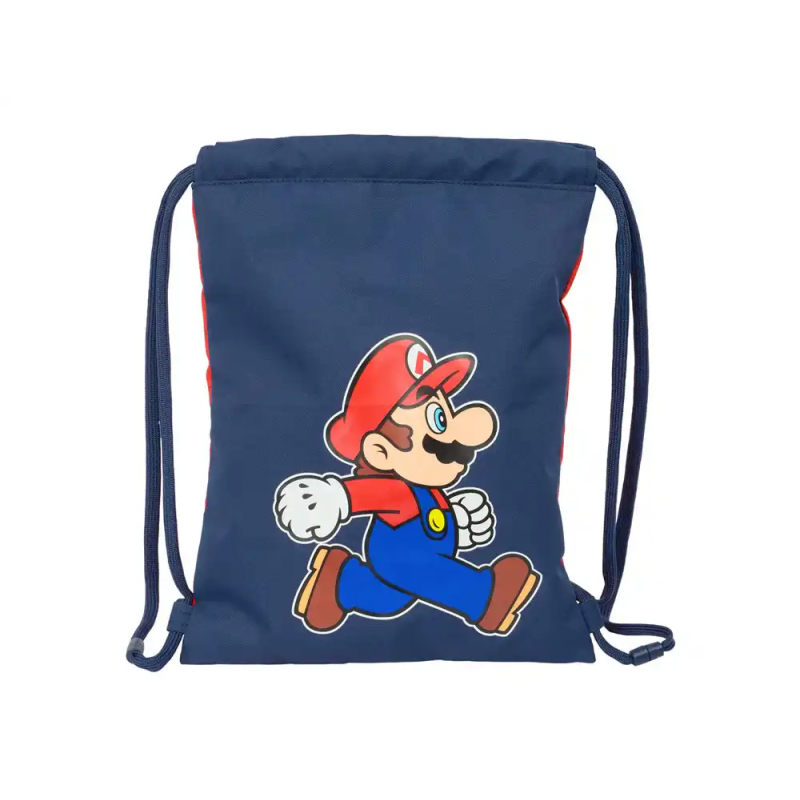 Saco plano safta junior super mario trick 340x260x10 mm