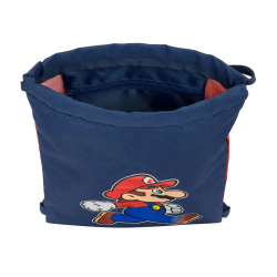 Saco plano safta junior super mario trick 340x260x10 mm