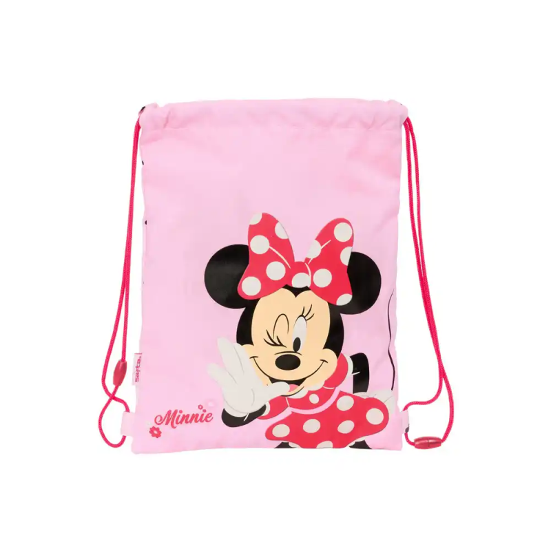 Saco plano safta junior minnie mouse nalve 340x260x10 mm