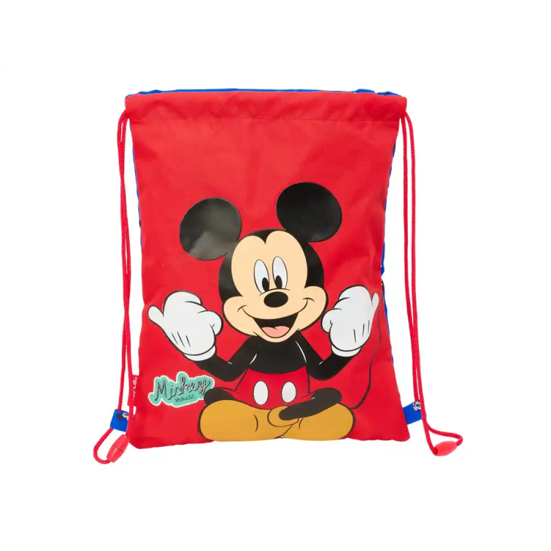 Saco plano safta junior mickey mouse good day 340x260x10 mm