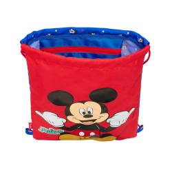 Saco plano safta junior mickey mouse good day 340x260x10 mm