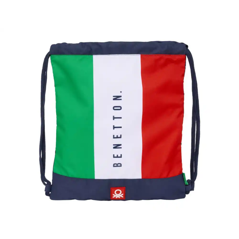 Saco plano safta benetton flag 400x350x10 mm