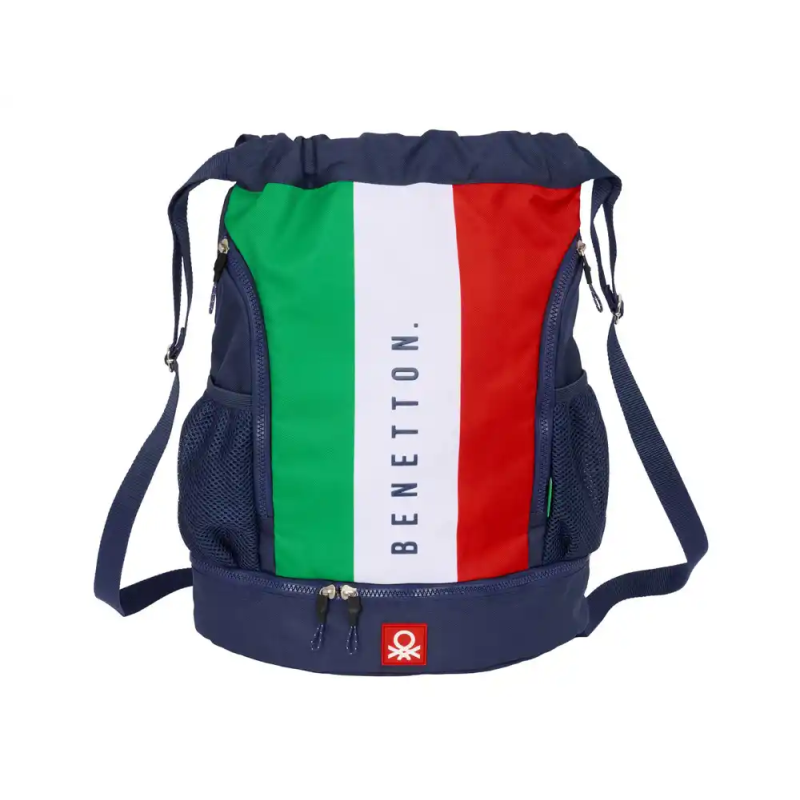 Saco mochila safta benetton flag 400x350x10 mm