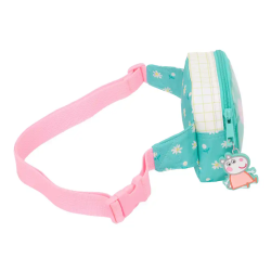 Riñonera safta infantil peppa pig pretty flowers 110x140x40 mm