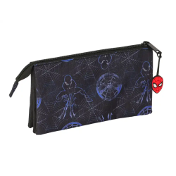 Bolso escolar portatodo safta triple spider-man attack 120x220x30 mm