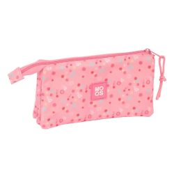 Bolso escolar portatodo safta triple reciclado moos passion 120x220x30 mm