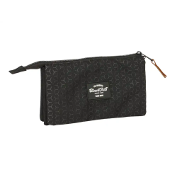 Bolso escolar portatodo safta triple reciclado blackfit8 old school 120x220x30 mm