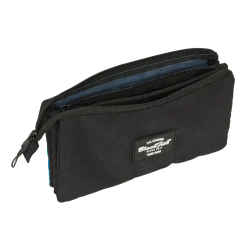 Bolso escolar portatodo safta triple reciclado blackfit8 california 120x220x30 mm