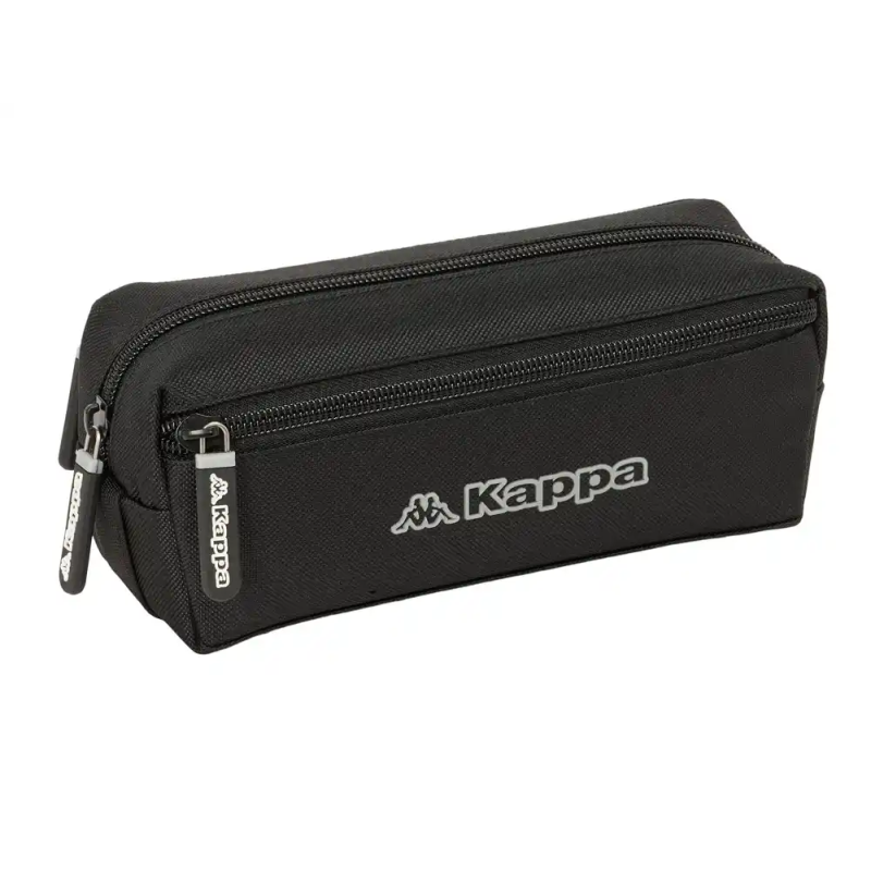 Bolso escolar portatodo safta triple con goma elastica 22cm kappa dark 85x220x60 mm