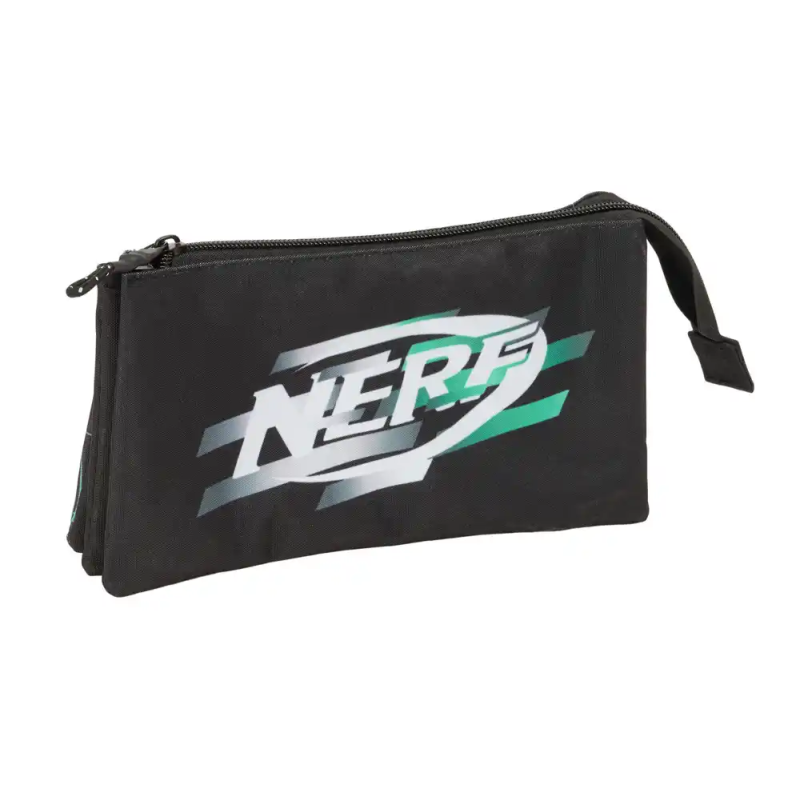 Bolso escolar portatodo safta triple nerf game 120x220x30 mm
