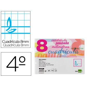Recambio liderpapel cuarto...