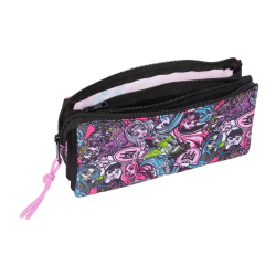Bolso escolar portatodo safta triple monster high 120x220x30 mm