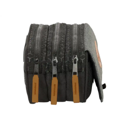 Bolso escolar portatodo safta triple big reciclado blackfit8 old school 100x215x80 mm