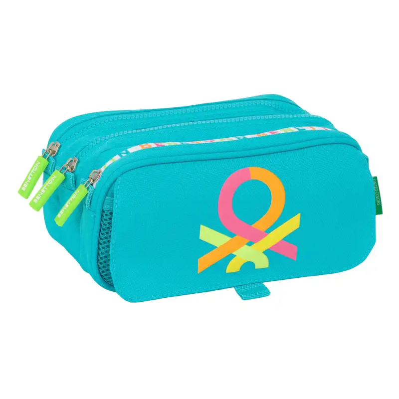 Bolso escolar portatodo safta triple big benetton spring 100x215x80 mm