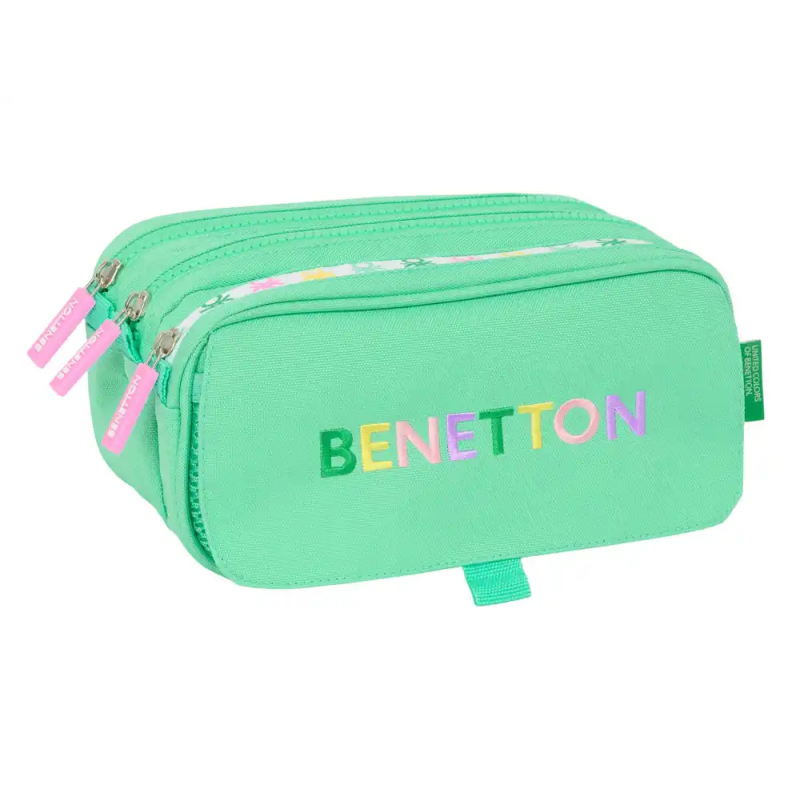 Bolso escolar portatodo safta triple big benetton mint 100x215x80 mm