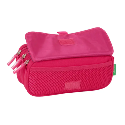 Bolso escolar portatodo safta triple big benetton cherry 100x215x80 mm