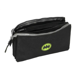 Bolso escolar portatodo safta triple batman game over 120x220x30 mm