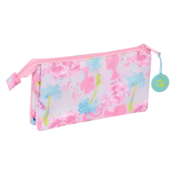 Bolso escolar portatodo safta triple barbie 120x220x30 mm