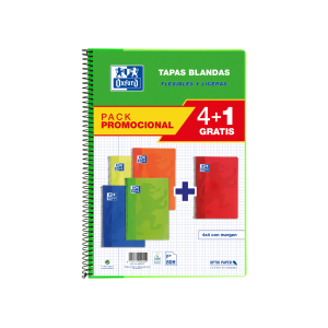 Bloc espiral oxford tapa...