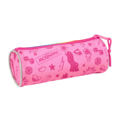 Bolso escolar portatodo safta redondo rainbow high shine 70x200x70 mm