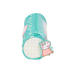 Bolso escolar portatodo safta redondo peppa pig pretty flowers 70x200x70 mm