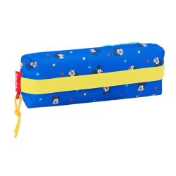 Bolso escolar portatodo safta rectangular con goma elastica 22cm mickey mouse good day 40x220x70 mm