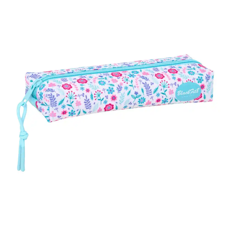 Bolso escolar portatodo safta rectangular con goma elastica 22cm blackfit8 cool 40x220x70 mm