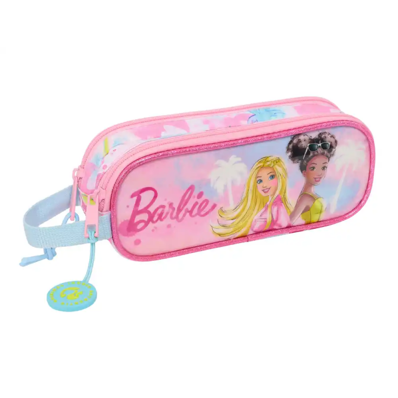Bolso escolar portatodo safta doble barbie 80x210x60 mm